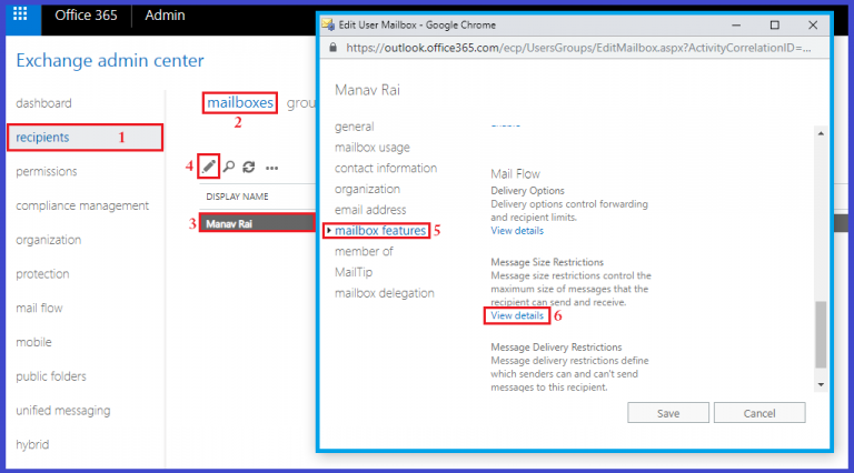 how to increase mailbox size in microsoft 365